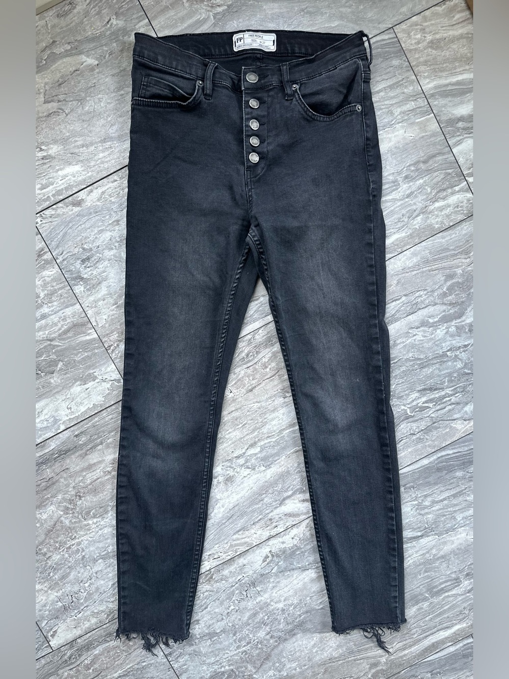 Free People Jeans Size 27 Button Fly 0068